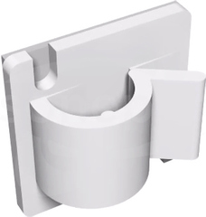 PKB-R251-9 25 x 25 mm biały Uchwyt mocujący samoprzylepny