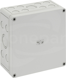 TK PC 1818-9-M 180x180x90 IP66 Obudowa pusta poliwęglanowa