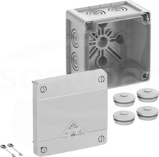 Abox Pro 040-L NOWY 102x102x70 IP69 szary Skrzynka rozgałęźna