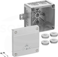 Abox Pro 040 AB-L NOWY 102x102x70 IP69 szary Skrzynka rozgałęźna