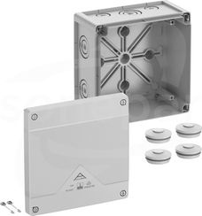 Abox Pro 100-L NOWY 152x152x85 IP69 szary Skrzynka rozgałęźna