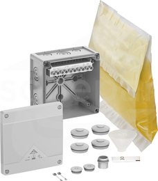 Abox Pro XT-10mm2 NOWY 152x152x85 IP68 szary Skrzynka rozgałęźna