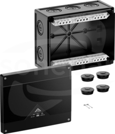 Abox Pro 250-25mm2 sw NOWY 252x202x120 IP69 czarny Skrzynka rozgałęźna