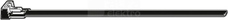 152x7,6mm (100szt) Opaska kablowa do wielokr.otwierania