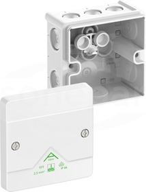 Abox 025-L/w NOWY 87x87x52 IP66 biały Skrzynka rozgałęźna