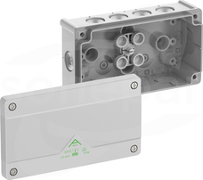 Abox 025/2-L NOWY 152x87x52 IP66 szary Skrzynka rozgałęźna