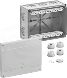 Abox 250-25mm2 NOWY 252x202x120 IP55/IP66 szary Skrzynka rozgałęźna