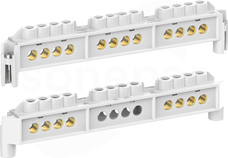 Abox 250/350 KLS-25mm2/35mm2 NOWY 21x205x48 Zacisk połączeniowy