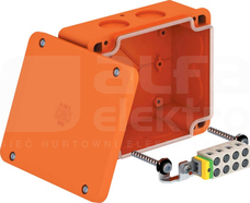 B160 E 168x143x70 E30/E90 IP67 Puszka natynkowa FIREBOX 5x10