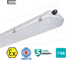 PRIMA LED Ex 2/21 1.4ft PCc 4400/840 M3hAt 27,3W Oprawa przeciwwybuchowa awaryjna 1,2m