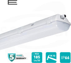 FUTURA 2.5ft ES PC Al 16000/840 1F 81,3W IP66 IK10 Oprawa hermetyczna 1,5m