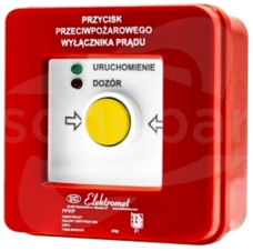 PPWP-4s A 240VAC 24VDC Przycisk przeciwpożarowy natynkowy