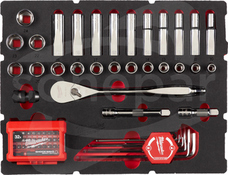 PACKOUT 1/2" (70szt) Zestaw nasadek z akcesoriami
