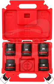 3/4" 27,30,32,33,36mm (5szt) Zestaw nasadek udarowych