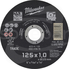 SCS41 125x1,0mm Tarcza do cięcia