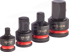 3/8-1/4 3/8-1/2 1/2-3/8 1/2-3/4 (4szt) Zestaw adapterów do nasadek udarowych