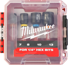 Shockwave Impact 7,8,10,13mm (4szt) Zestaw nasadek magnetycznych