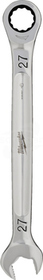 MAXBITE 27mm Klucz płasko-oczkowy z grzechotką