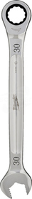 MAXBITE 30mm Klucz płasko-oczkowy z grzechotką