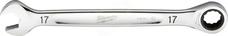 MAXBITE 17mm Klucz płasko-oczkowy z grzechotką