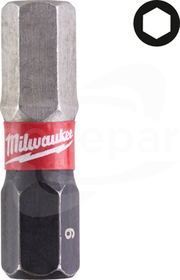 SHOCKWAVE HEX6 25mm (2szt) Bit udarowy