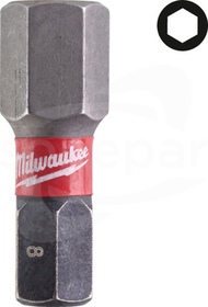 SHOCKWAVE HEX8 25mm (2szt) Bit udarowy