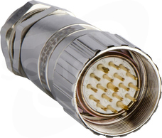 XZCC23MDM190S M23 19P Wtyk męski prosty
