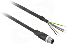 XZCP1564L5 ZŁĄCZE WT.MĘSKI M12 DŁ.5M