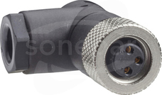 XZCC8FDM40S M8 4P Wtyk żeński prosty