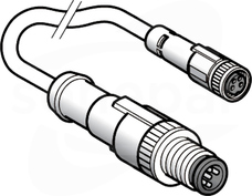 XZCR1510040H2 IP67 PRZEDŁ.M12<->08