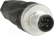 XZCC12MDM40B M12 4P Wtyk męski prosty