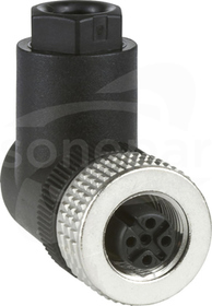 XZCC12FCM40B M12 4P Wtyk żeński kątowy