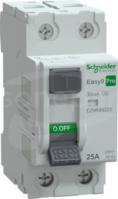 Easy9 PRO 25A 2P 30mA A Wyłącznik różnicowoprądowy
