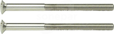 Berker TS M3,5 x 50mm stal szlachetna Śruba z dwoma otworami