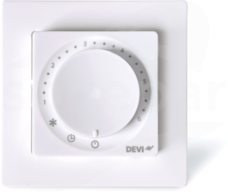 DEVIREG Basic 4-45°C Bluetooth IP21snieżnobiały Termostat podłogowy programowalny z wył.