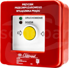 PPWP-3s A 230VAC/230VAC Przycisk przeciwpożarowy