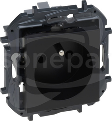 NILOE STEP 2P+Z 16A 230V czarny Gniazdo