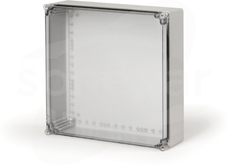 OPCP404013T 400x400x132 Obudowa CUBO O PC pokr.przezroczysta