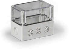 SPCM081310T 75x125x100 Obudowa CUBO S PC pok.przez