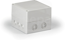 SPCM131310G 125x125x100 Obudowa CUBO S PC pok.szara