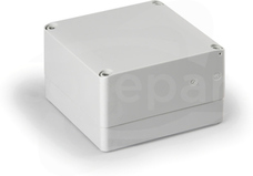 SPCP131308LG 125x125x75 Obudowa CUBO S PC pok.szara