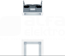 PANOS EVO Q140L 16W LED840 SM WH Oprawa LED