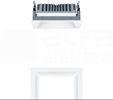 PANOS EVO Q190L 19W/840 SWI WH WH Downlight LED p/t