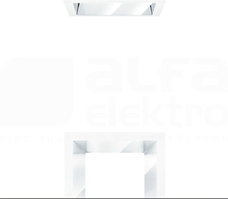 PANOS INF IP54 GLAS KLAR Q140 WH Oprawa akcesoria