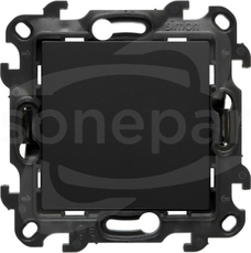 SIMON24 IP20/IP44 10AX czarny mat Łącznik krzyżowy bez piktogramu