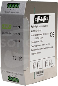 ZI-60-24 90-264VAC/120-370DC ZASILACZ IMPULSOWY