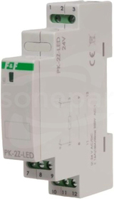 PK-2Z-LED-24V 2xNO 16A 120A/20ms PRZEKAŹNIK ELEKTROMAGNETYCZY