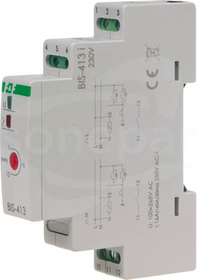 BIS-413-LED 230VAC Przekaźnik bistabilny