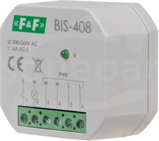 BIS-408 1Z 16A FI60 100-265VAC PRZEKAŹNIK BISTABILNY