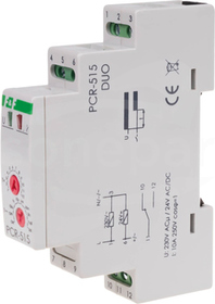 PCR515 DUO 0,1sek-24h 1P PRZEKAŹNIK CZASOWY REWERS.